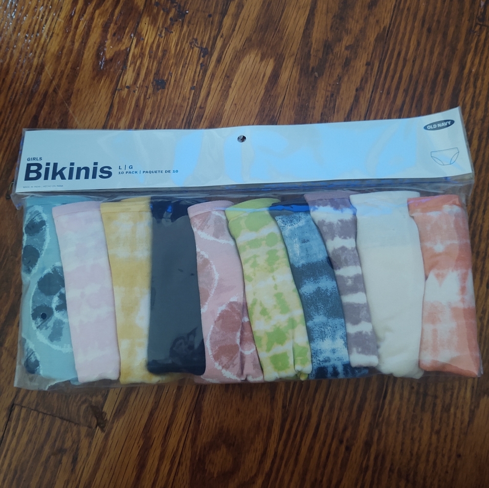 Old Navy girls bikini underwear 10pk